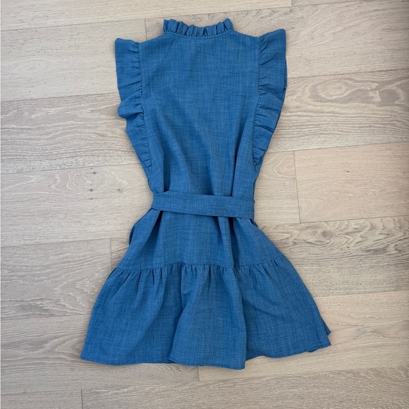 Joy Joy Ruffles Layered Denim Dress - Picture 3 of 4